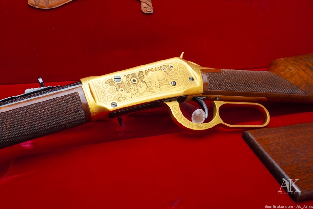 RARE Winchester 1894 Limited Edition .30-30 *FACTORY GOLD & ENGRAVED*-img-7