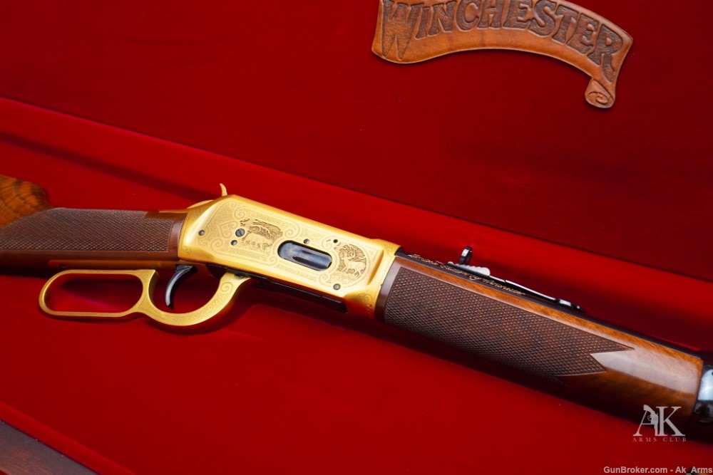 RARE Winchester 1894 Limited Edition .30-30 *FACTORY GOLD & ENGRAVED*-img-0