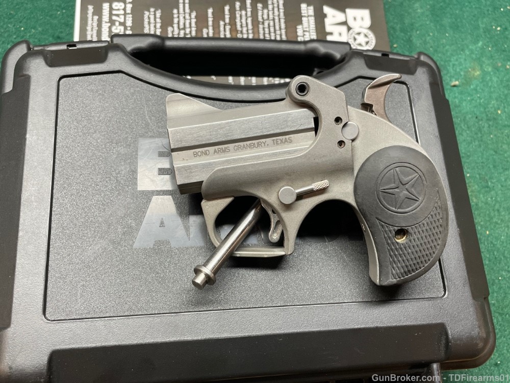 Bond Arms Derringer Roughneck 9mm 2.5" barrel w/ original hard case-img-1