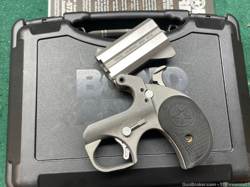 Bond Arms Derringer Roughneck 9mm 2.5" barrel w/ original hard case-img-2