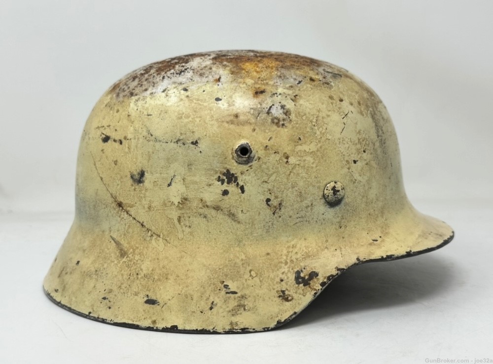 WW2 German Eastern Front Winter Camo M35 Helmet WWII uniform heer army -img-0