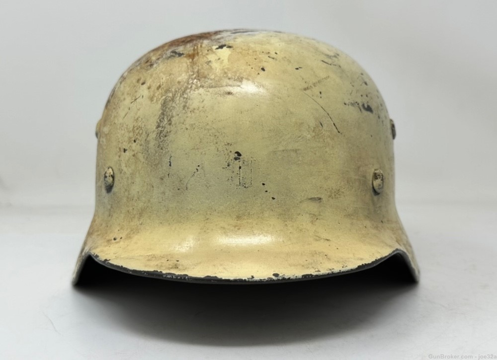 WW2 German Eastern Front Winter Camo M35 Helmet WWII uniform heer army -img-1