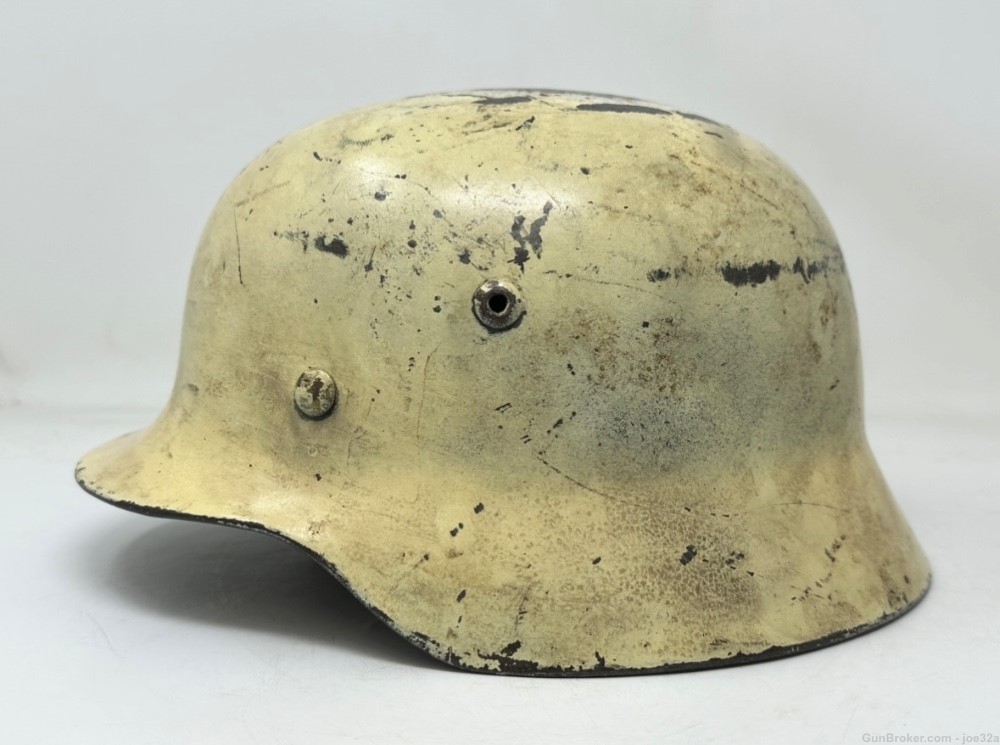 WW2 German Eastern Front Winter Camo M35 Helmet WWII uniform heer army -img-2