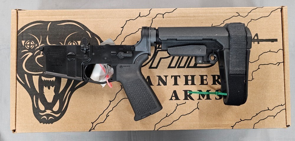 DPMS Panther Arms DA-15 Multi Cal Complete Lower SBA3 Brace AR15 NO CC FEES-img-0