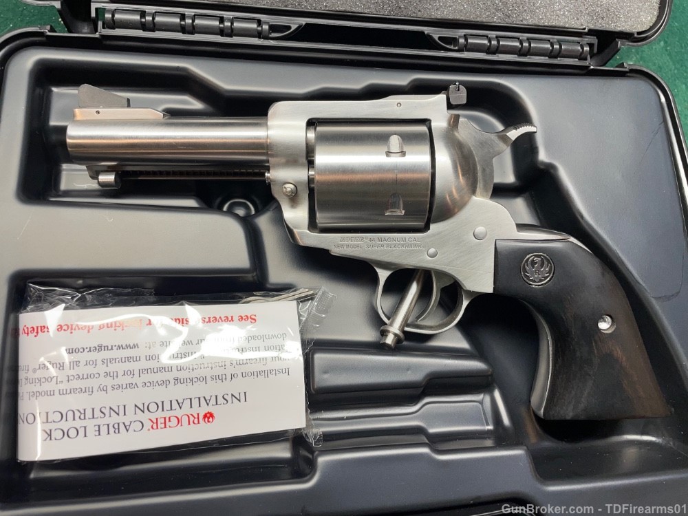 Ruger New Model Blackhawk Stainless .44 mag 3 3/4" talo exclusive NIB-img-2