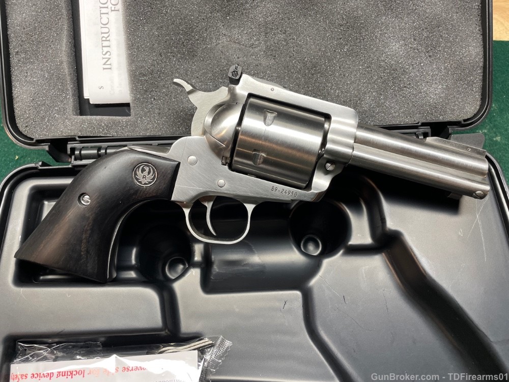 Ruger New Model Blackhawk Stainless .44 mag 3 3/4" talo exclusive NIB-img-1