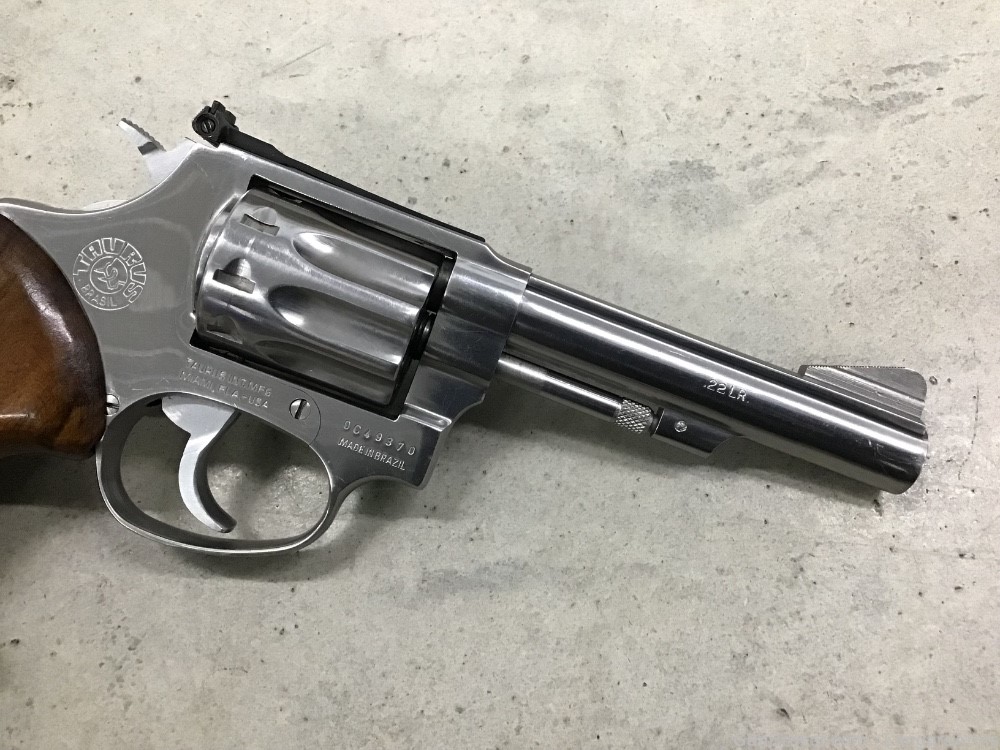 Taurus Model 94 Revolver .22 LR 4” Barrel Stainless 9 Shot Cylinder -img-2