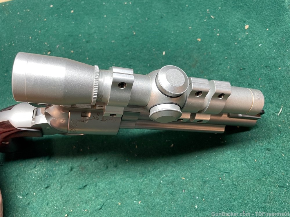 Freedom Arms Model 83 410 GNR 6" custom revolver w/ Silver Leupold M8 2x ER-img-4