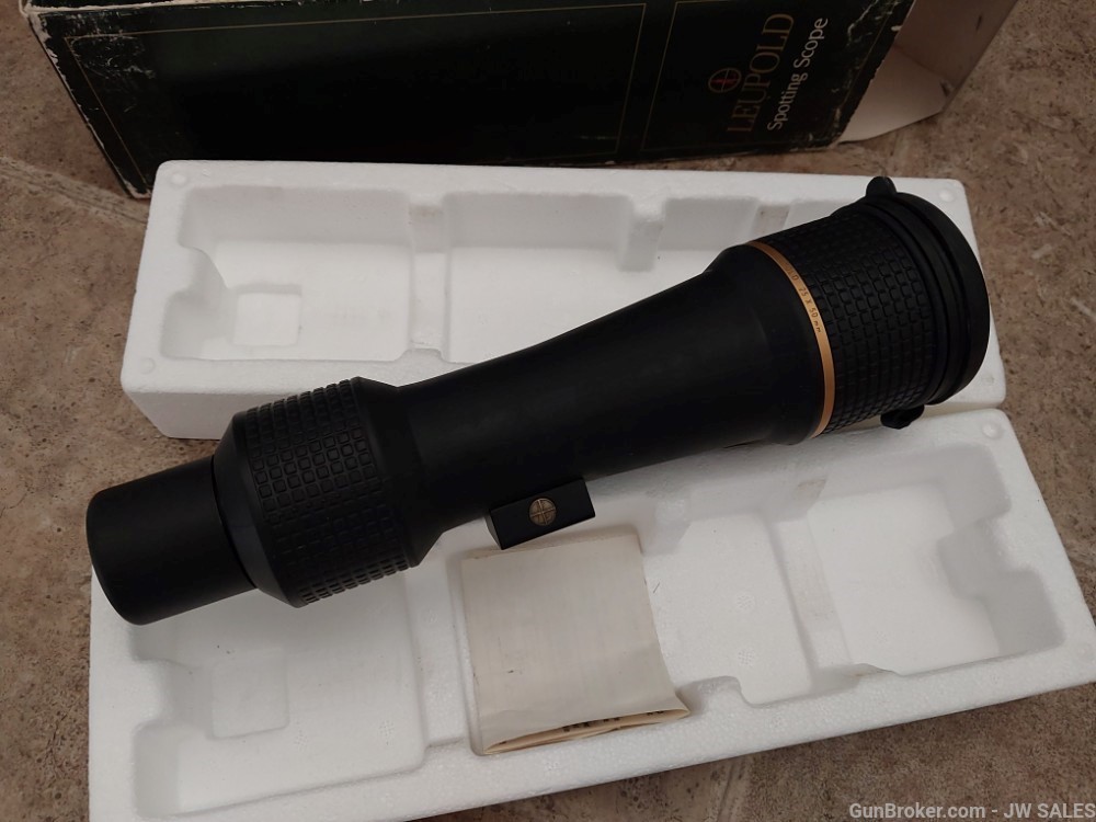 LEUPOLD 25X50MM SPOTTING SCOPE GOLD RING MIL-DOT RETICLE ARMORED WITH BOX-img-2