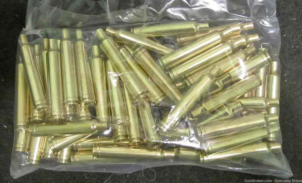 50 PC Weatherby Guaranteed Once Fired 240 Weatherby Brass Flat Rate Ship-img-0