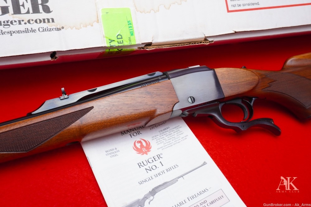 2015 Ruger No. 1 RSI .257 Roberts Full Mannlicher Stock In Box Collector!-img-2