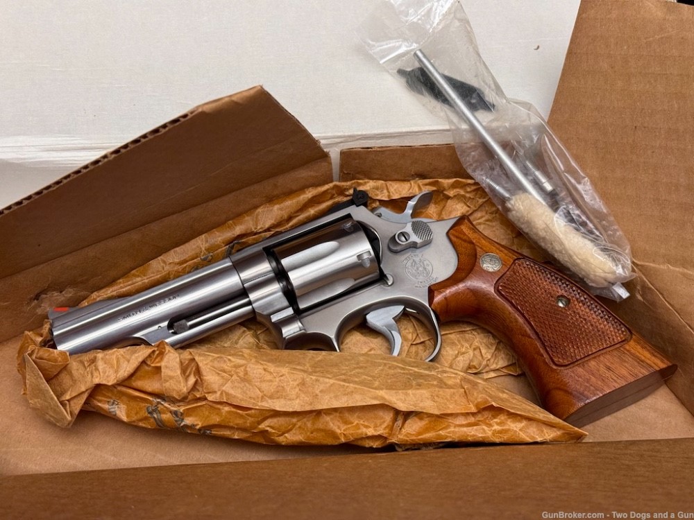 Smith & Wesson 66-2 4" 357 Magnum Box 1988 Pre Lock SS RR WO TH TT TS-img-32