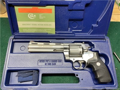 Colt Anaconda .44 magnum revolver 6" old style 90s era w/ original box