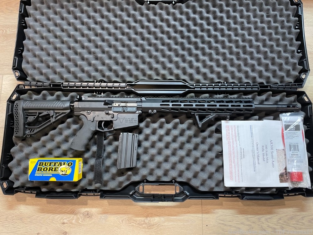 Big Horn Armory Ar500 500 auto max Semi auto Ambi 18" w/ orig box & 20rds-img-1