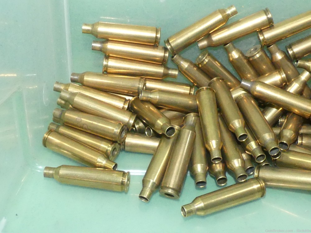 #4063 100 rounds used 22-250 brass-img-2