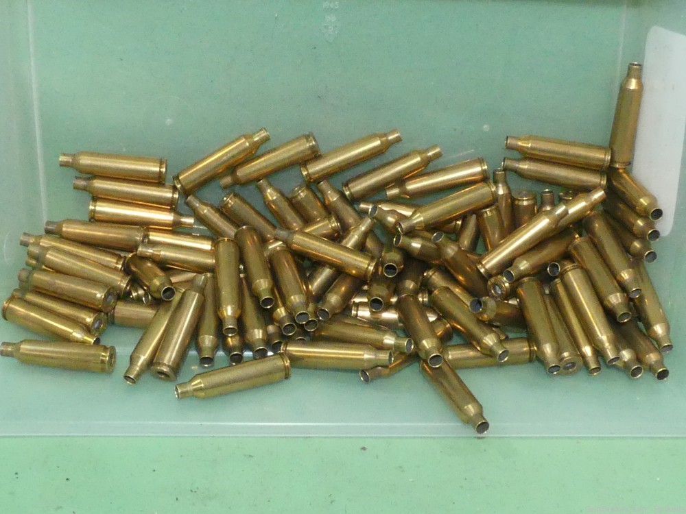 #4063 100 rounds used 22-250 brass-img-1