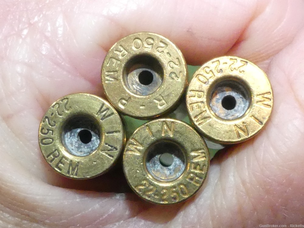 #4063 100 rounds used 22-250 brass-img-4
