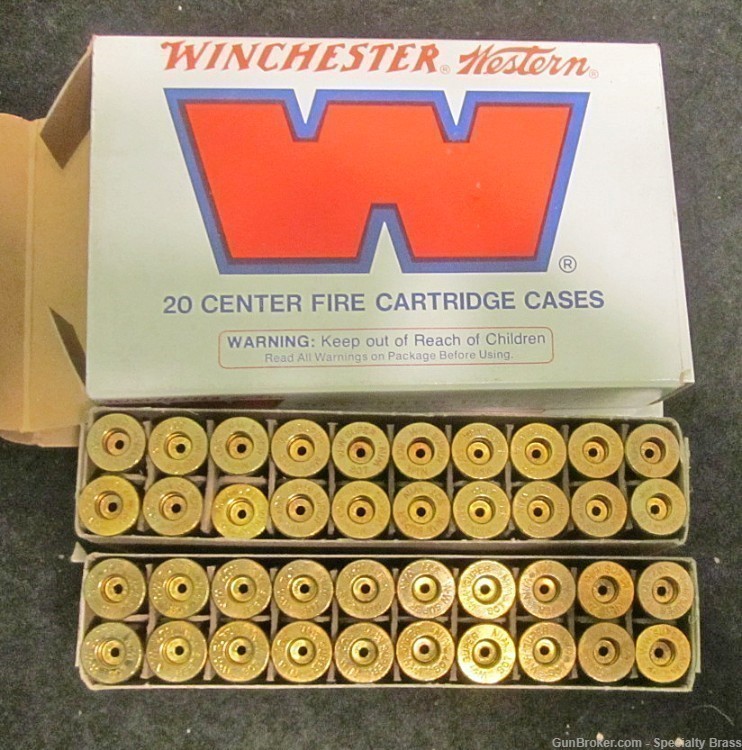 40 Brand New Winchester 307 WIN Brass - Free Ship W/ BIN-img-1