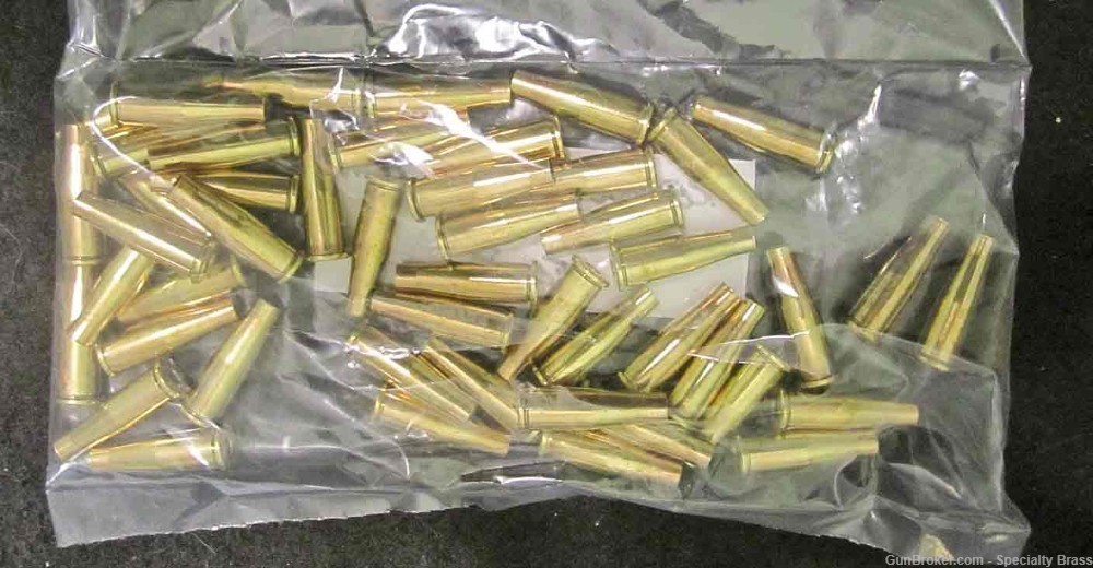 50 PC Once Fired Remington 22 REM JET Brass - Flat Rate Shipping-img-0