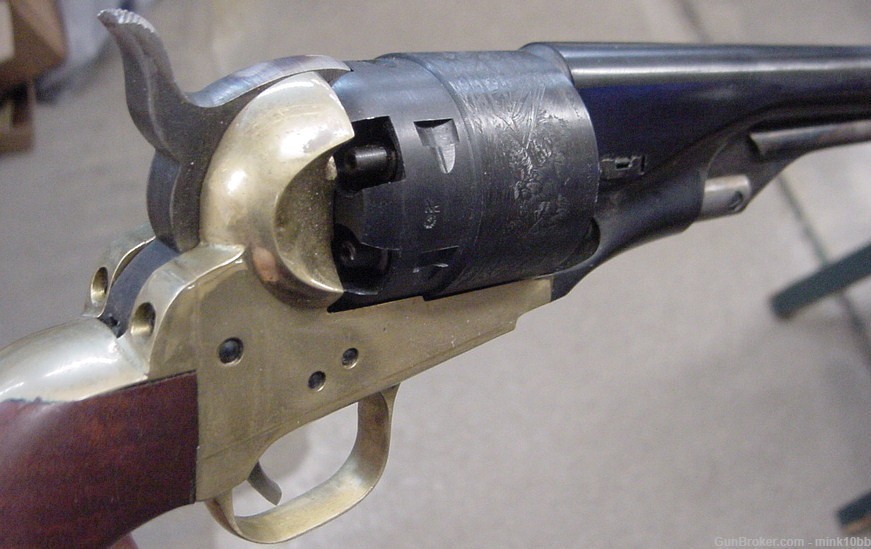 Italy Blackpowder 44Cal. Percussion Revolver -img-2