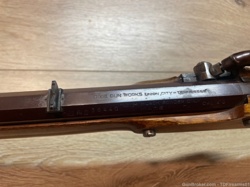 Dixie Gun Works Kentucky short rifle .40 cal double set trigger muzzleload-img-12