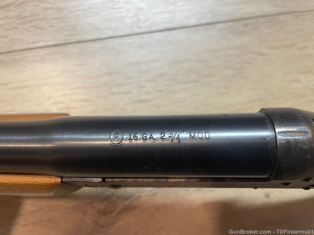 Harrington & Richardson Topper model 158 16 gauge mod single shot shotgun-img-10