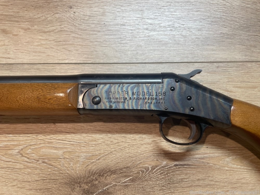 Harrington & Richardson Topper model 158 16 gauge mod single shot shotgun-img-7