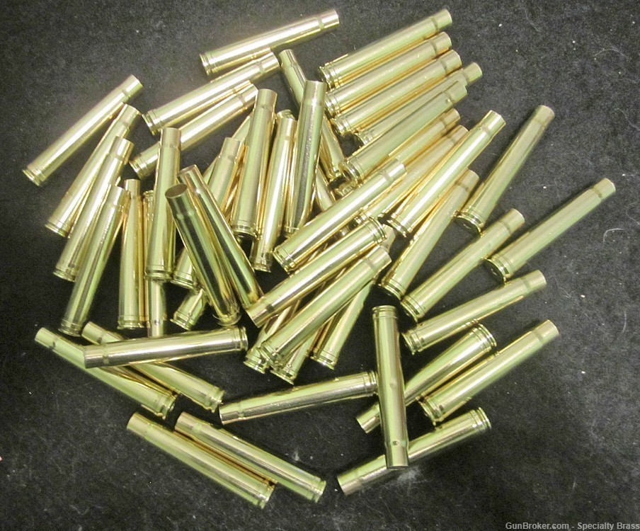 50 PC Remington Guaranteed Once Fired 375 H&H Brass, Deprimed & Polished-img-0