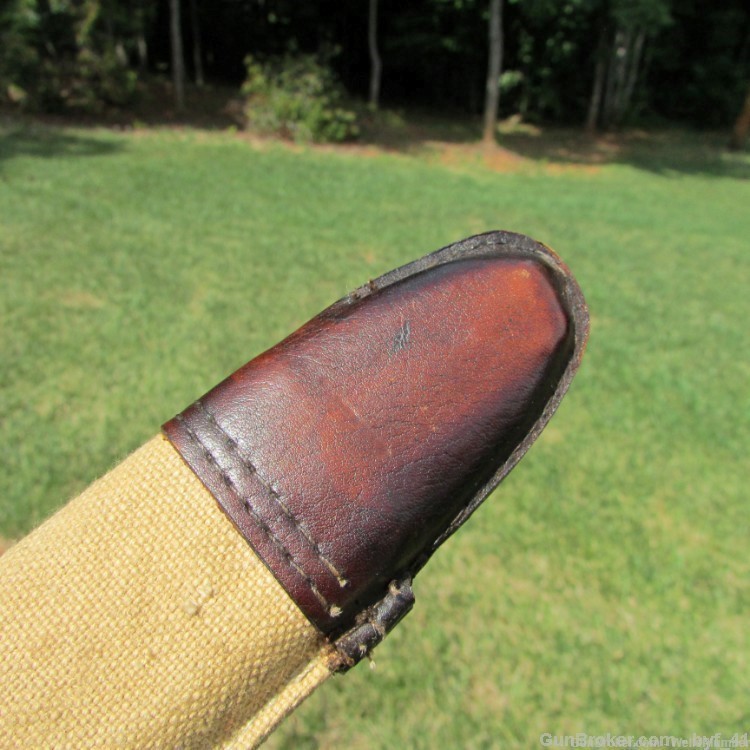 US SPRINGFIELD ARMORY MODEL 1905 BAYONET WITH CANVAS SCABBARD DATED 1914-img-17
