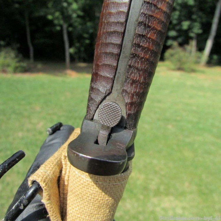 US SPRINGFIELD ARMORY MODEL 1905 BAYONET WITH CANVAS SCABBARD DATED 1920-img-6