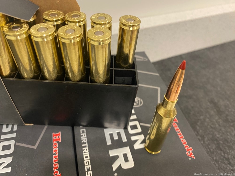 100 Rounds Factory New Hornady Precision Hunter 7mm PRC 175 Gr ELD-X -img-4