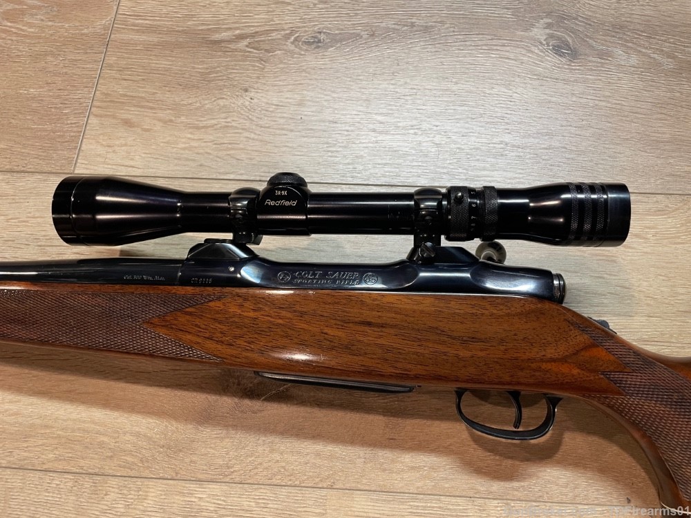 Colt Sauer sporting rifle .300 win mag W. German w/ redfield optic scarce-img-10