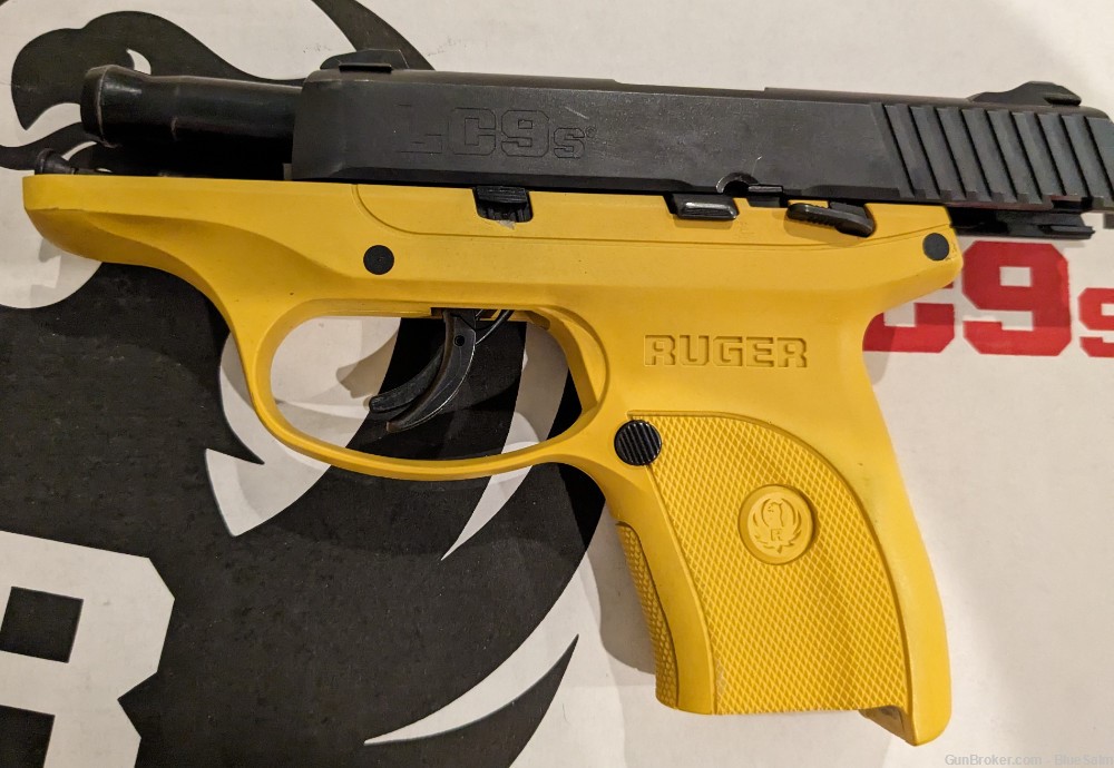 Ruger LC9S, 9mm, 7 round, Contractor Yellow, USED-img-6