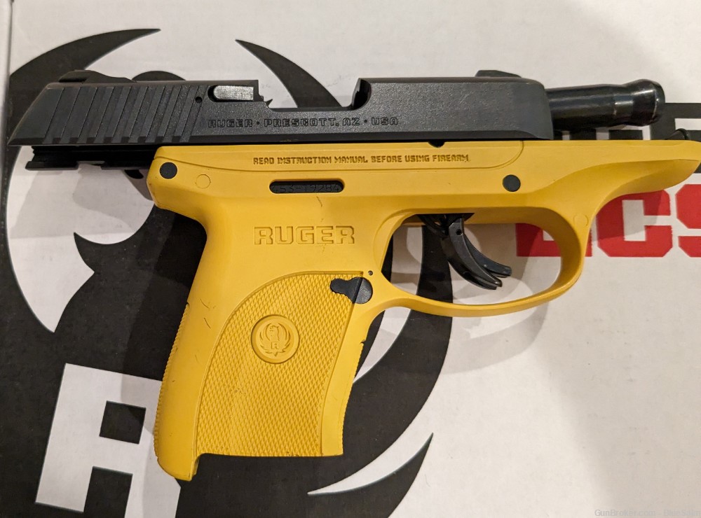 Ruger LC9S, 9mm, 7 round, Contractor Yellow, USED-img-2