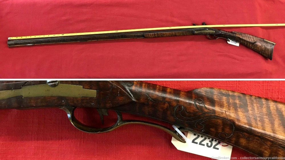 Lebanon County Pennsylvania Flintlock Kentucky Rifle By H Schultz C. 1820-img-39