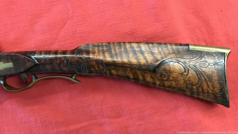 Lebanon County Pennsylvania Flintlock Kentucky Rifle By H Schultz C. 1820-img-32