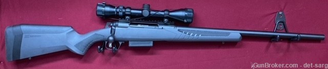 Savage Mod 220,20 ga.,22" rifled slug gun w/ scope-img-11