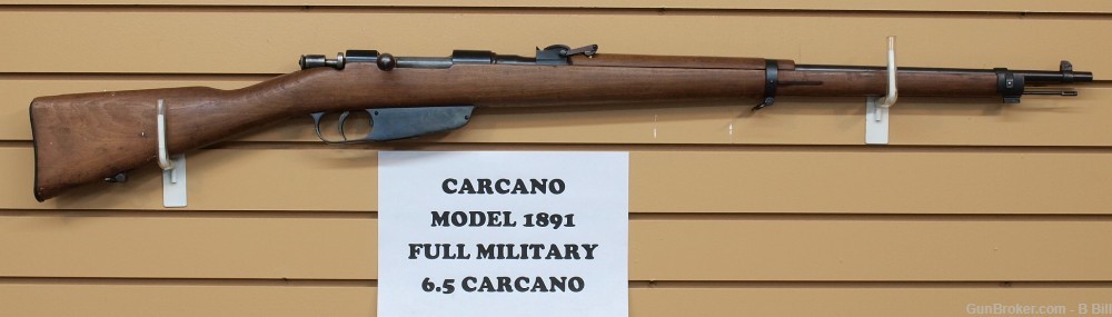 Italian Carcano M91/41Rifle Late WW2 6.5 Carcano Matching Serial NUmbers VG-img-0