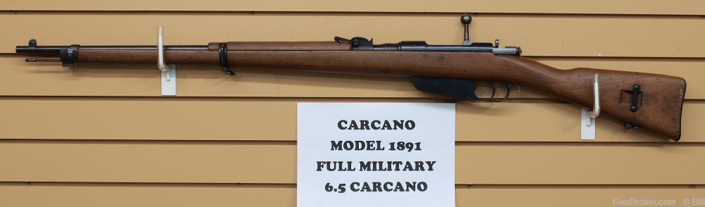 Italian Carcano M91/41Rifle Late WW2 6.5 Carcano Matching Serial NUmbers VG-img-1