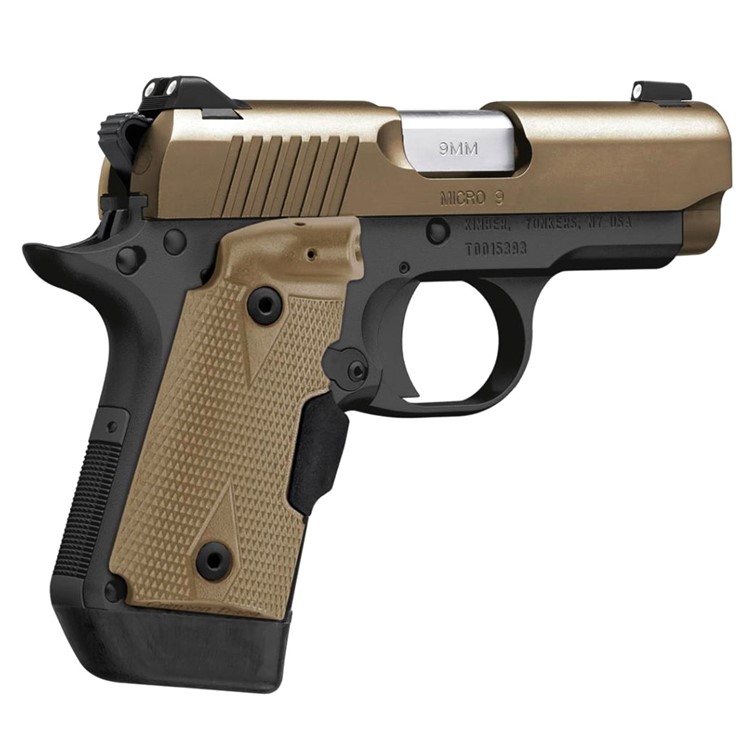 KIMBER Micro 9 Desert Tan 9mm Pistol with Lasergrip (3300168)-img-2