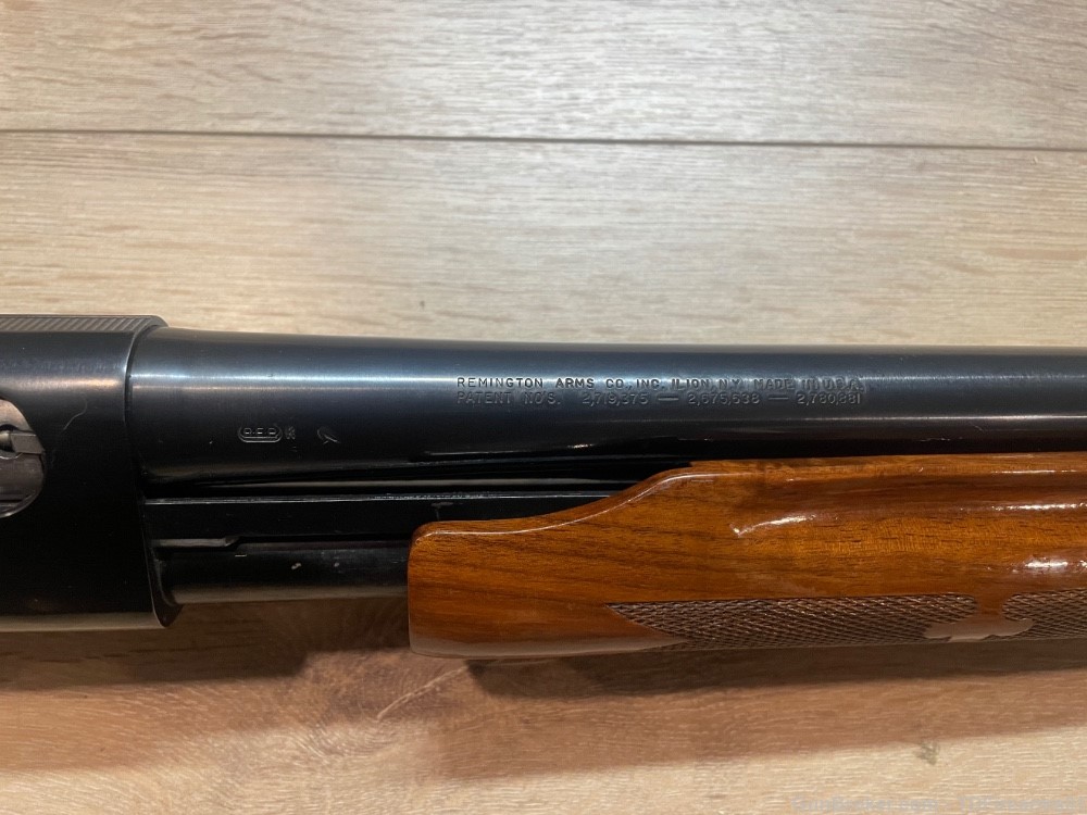 Remington wingmaster 870 12 gauge 28" walnut blued mod choke -img-6
