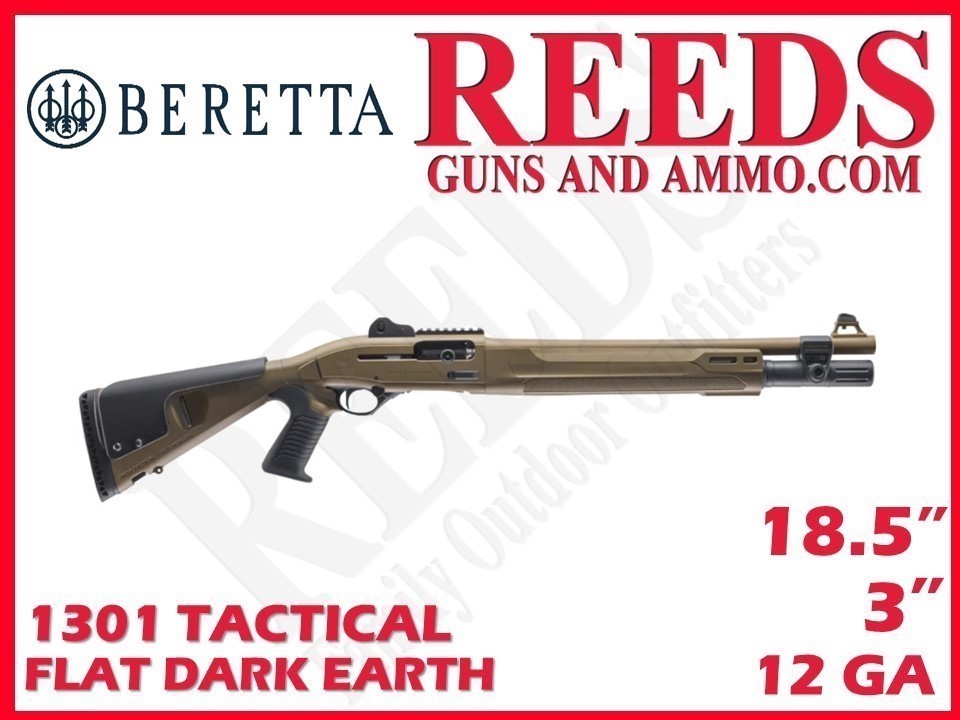 Beretta 1301 Tactical Mod.2 Pistol Grip FDE 12 Ga 3in 18.5in J131M2TP18F-img-0