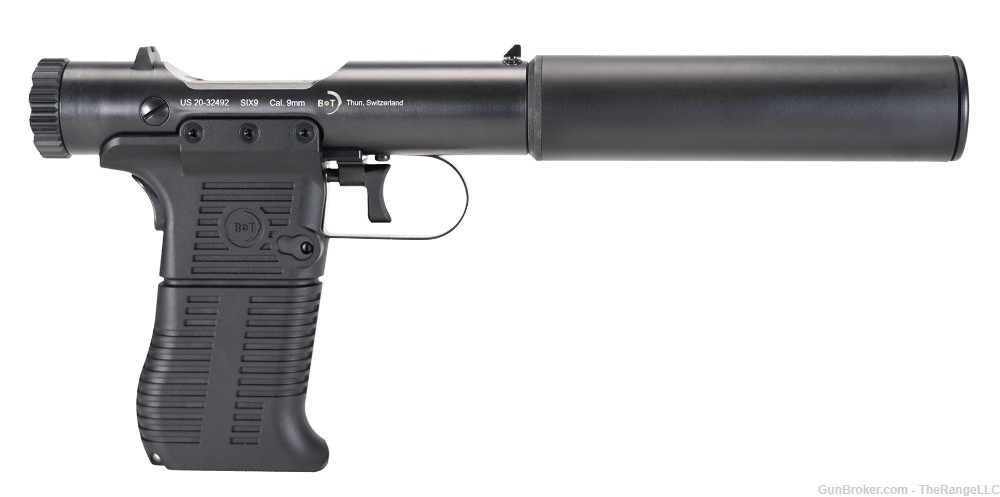 B&T SIX9 Station 6 9mm Wet Suppressor Assassin's Pistol Welrod 3"-img-1