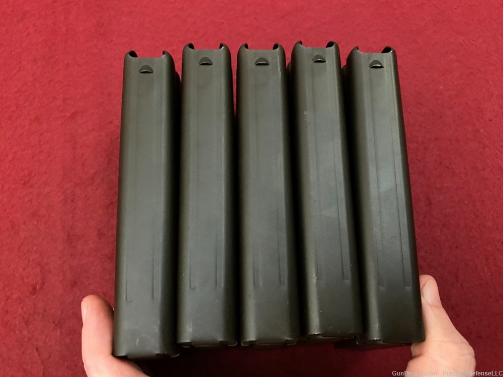 Lot of 5 Excellent Metric FAL 20rd steel magazines DSA marked 7.62 / 308-img-9