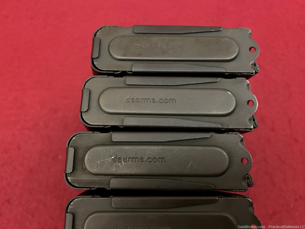 Lot of 5 Excellent Metric FAL 20rd steel magazines DSA marked 7.62 / 308-img-21