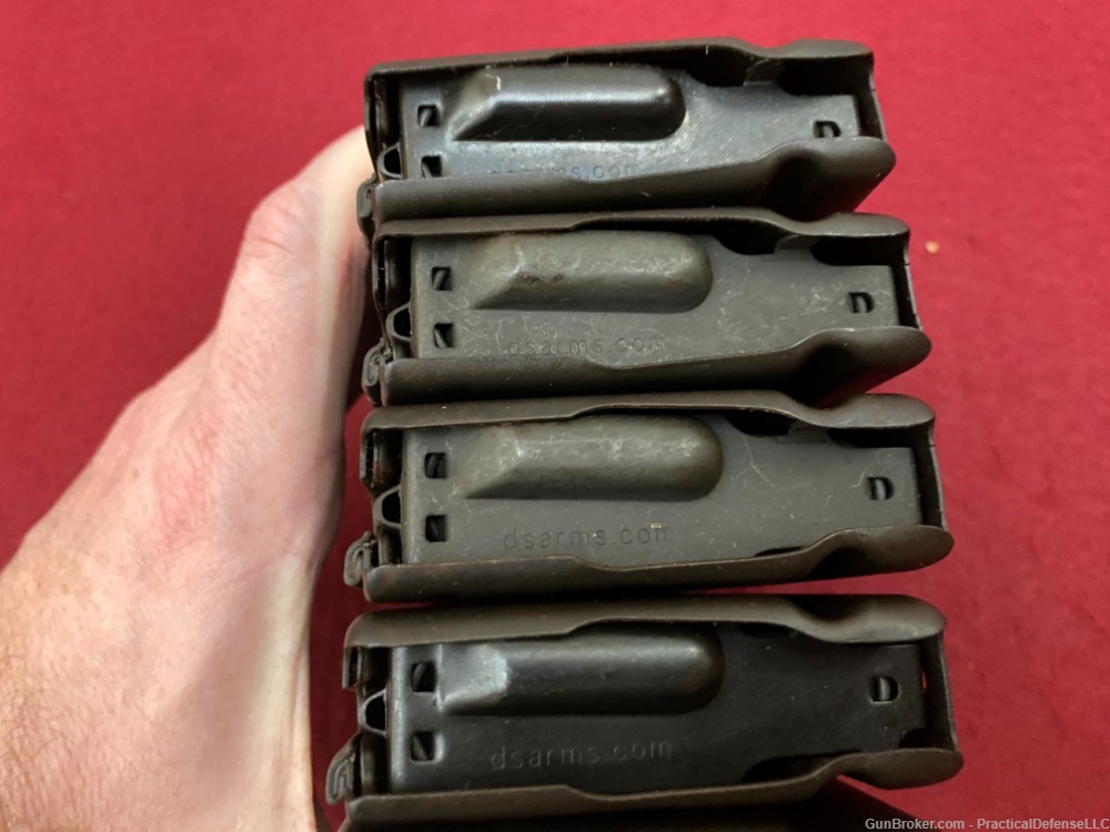 Lot of 5 Excellent Metric FAL 20rd steel magazines DSA marked 7.62 / 308-img-17