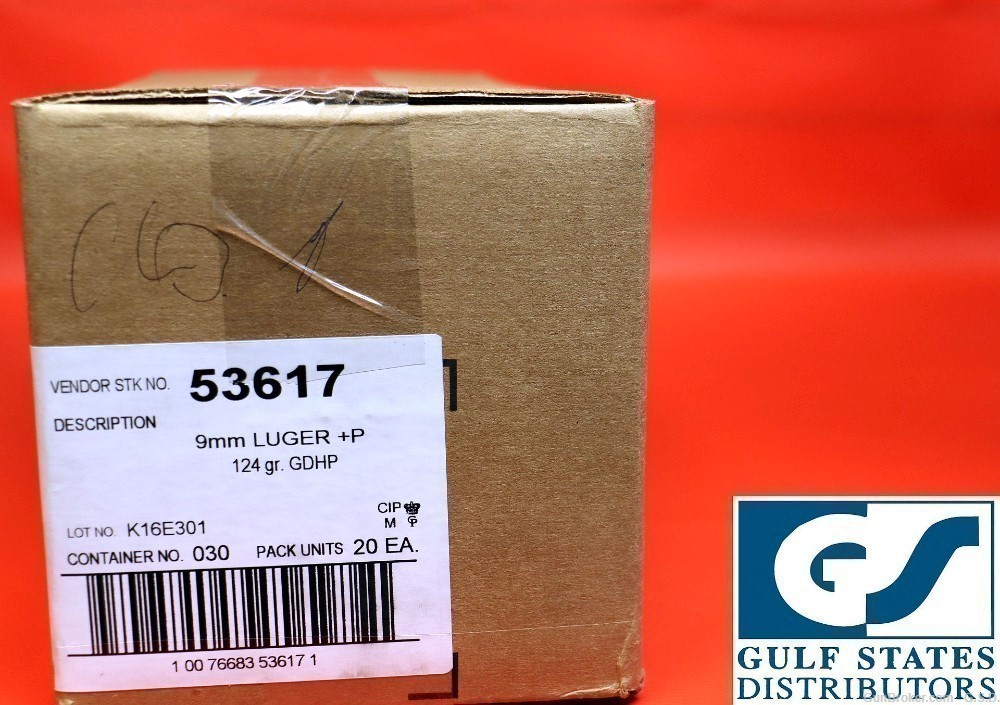 Trade-Ammo Speer Gold Dot  9MM 124 Luger +P- 1000rds 53617-img-0