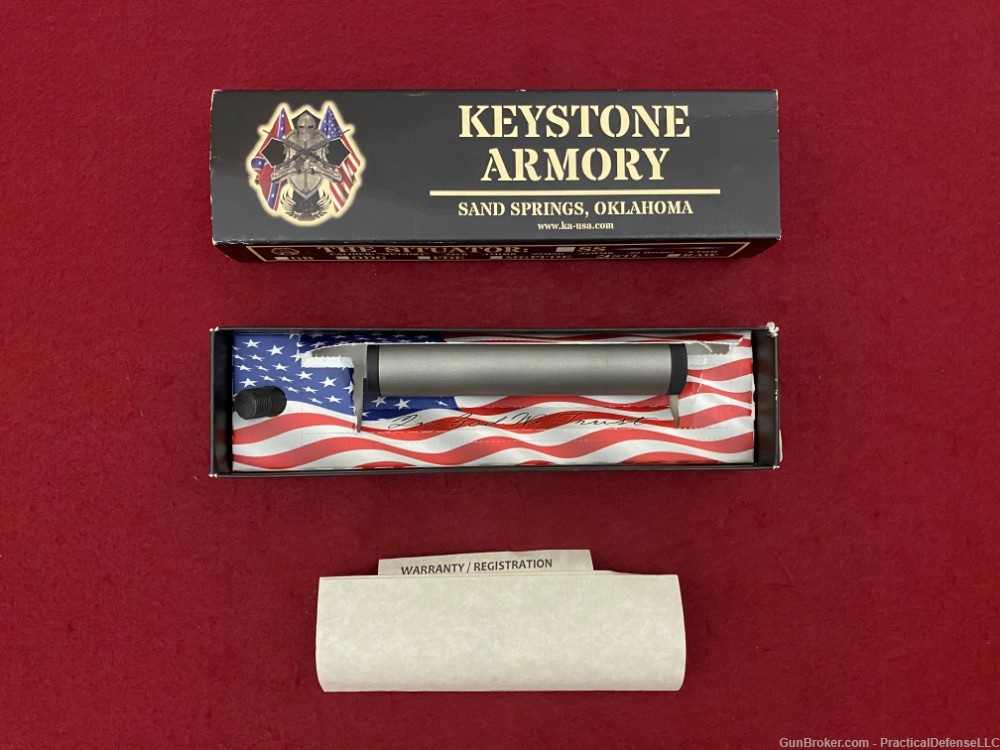 New Keystone Armory Situator 22 Monocore Silencer Stainless color-img-0