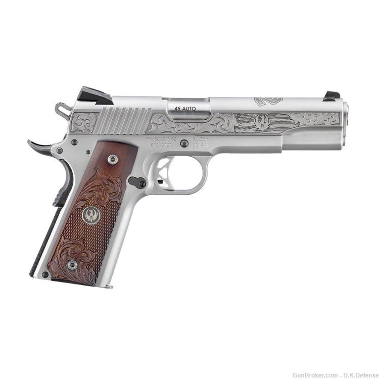 Ruger SR1911 75TH Anniversary 45ACP 8rd 5'' Engraved Slide-img-4