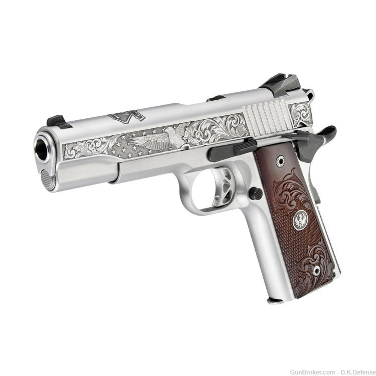 Ruger SR1911 75TH Anniversary 45ACP 8rd 5'' Engraved Slide-img-0
